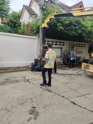 กองสาธารณสุขและสิ่งแวดล้อม ดำเนินการดูดลอกท่อระบายน้ำ หมู่บ้านนนทรีปาร์ค หมู่ที่ 3 ภาพที่ 1