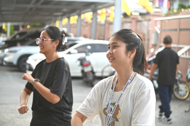 ภาพความประทับใจกิจกรรมเต้นแอโรบิค "เสืยเหงื่อกันหน่อยไหม?" ภายใต้โครงการส่งเสริมสุขภาพประชาชนด้วยการออกกำลังการเต้นแอโรบิค ในวันพุธ 26 สิงหาคม 2569 ภาพที่ 34