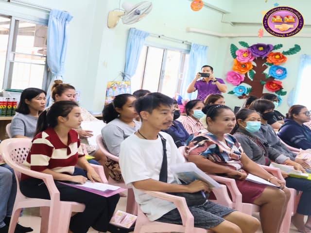 โครงการเฝ้าระวังการเเพร่ระบาดโรคติดต่อ/โรคอุบัติใหม่ ประจำปีงบประมาณ 2568 ณ ศูนย์พัฒนาเด็กเล็กป่าไม้อุทิศ๙ จังหวัดนนทบุรี ภาพที่ 7