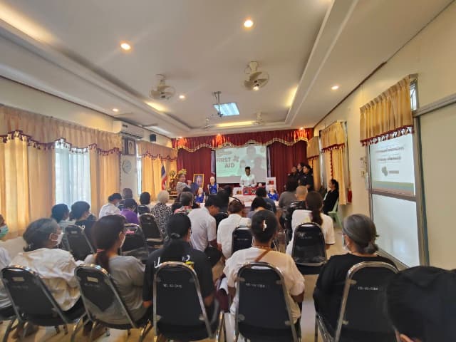 โครงการอบรมการใช้เครื่องกระตุกหัวใจไฟฟ้าอัตโนมัติ (AED) ภาพที่ 18