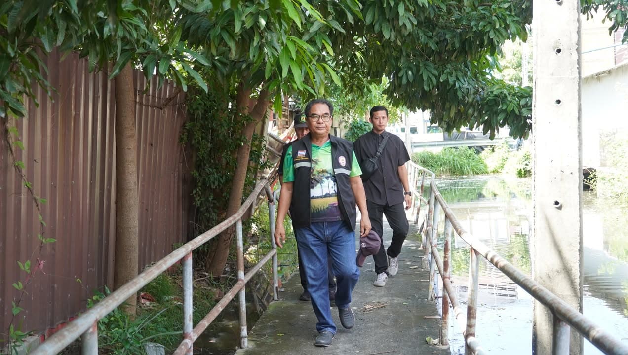 เทศบาลเมืองบางรักน้อยลงพื้นที่ซอยขุดใหม่ หมู่ 5 เตรียมความพร้อมรับสถานการณ์น้ำท่วม ภาพที่ 9
