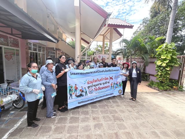 โครงการ"รณรงค์ป้องกันโรคไข้เลือดออก" ณ โรงพยาบาลส่งเสริมสุขภาพตำบลบางรักน้อย หมู่ 6 ภาพที่ 24