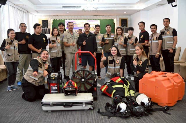 โครงการฝึกอบรมและทบทวนอาสาสมัครป้องกันภัยฝ่ายพลเรือน(อปพร)ประจำปี 2568 ภาพที่ 40