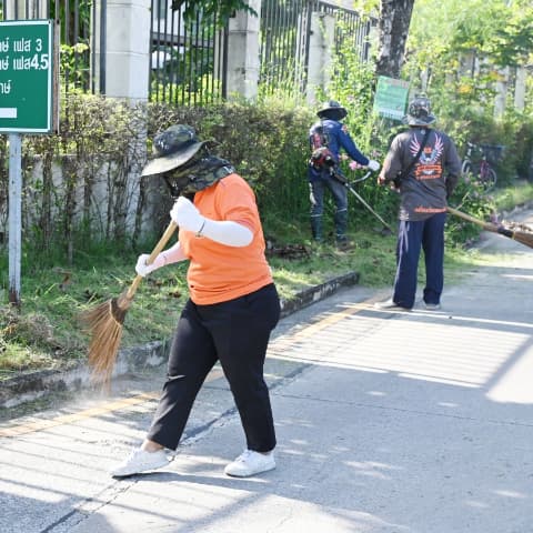 โครงการรณรงค์ส่งเสริมเพื่อรักษาสภาพแวดล้อมภายในตำบล บริเวณ ซอยประชาร่วมใจ หมู่ที่ 1 ภาพที่ 7