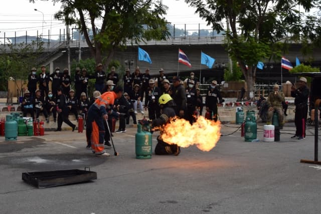 โครงการฝึกซ้อมแผนด้านการป้องกันและบรรเทาสาธารณภัย ประจำปี 2567 ภาพที่ 8