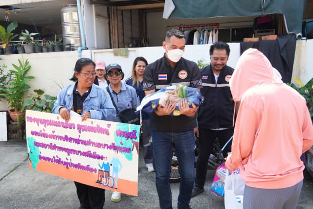 📢 ลงพื้นที่มอบวัสดุอุปกรณ์ที่จำเป็นสำหรับผู้ที่มีภาวะพึ่งพิงในตำบล📢 ภาพที่ 8